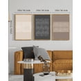 thumbnail image 6 of Drsoum 16x24in3pcs Brown Framed Boho Vintage Canvas Print Wall Art Geometric Pattern Abstract Shapes Modern Art, 6 of 7