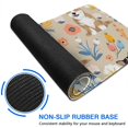 thumbnail image 6 of Long Mouse Pads for Desk,Corgi Dog and Flower Florals Desk Mats on Top Of Desks, Desk Mouse Pad Extra Large with 3mm Non-Slip Base and Stitched Edge for Gaming,Office,Work,Home 31.5"x11.8", 6 of 6