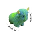 thumbnail image 3 of Pelota Antiestrés con Forma de Vaca de Crecimiento Lento: Juguete Sensorial Suave, Elástico y Blando para Aliviar La Ansiedad, Decoración de Escritorio, Recuerdos de Fiesta y Regalos para Amantes de, 3 of 5