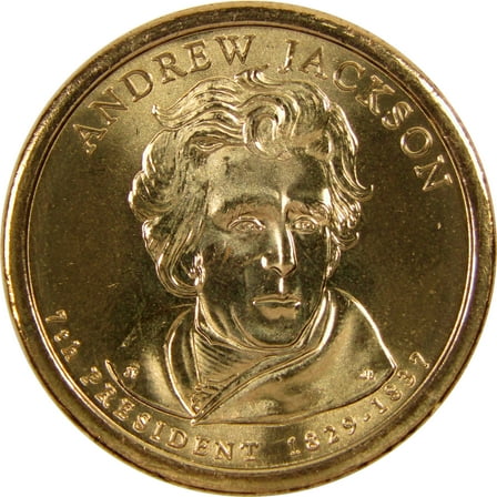 2008 P Andrew Jackson Presidential Dollar BU Uncirculated $1 Coin