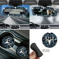 thumbnail image 5 of Jeiento Deer 14 Pcs Car Accessories Set Front Rear Seat Cover Steering Wheel Cover Seat Belt Pad Garbage Can Coasters Armrest Pad Handbrake Cover Rearview Mirror Cover Blue Camo Forest, 5 of 7