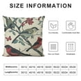 thumbnail image 5 of Creowell  Pillow Case Bird Pattern Double Sided Decorative Cushion Cover for Sofa Bed Chair Car, 5 of 5