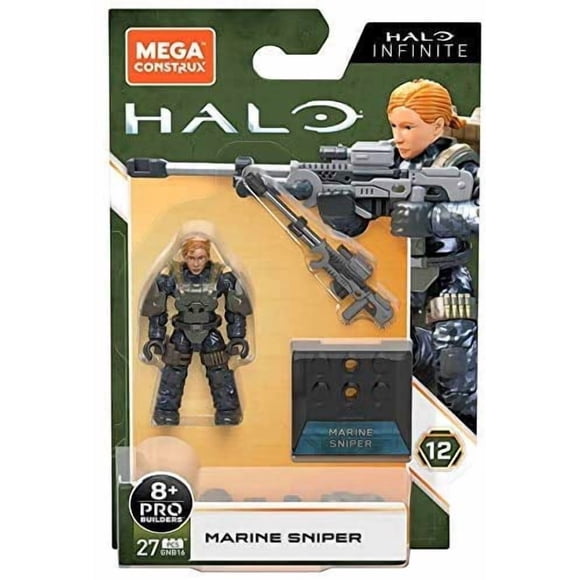 Figura de Acción Mega Construx Halo Infinite Marine Sniper
