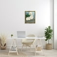 thumbnail image 5 of Stupell Industries Konijnen bij Volle Maan Ohara Koson Classic Rabbit Painting Painting Metallic Gold Floating Framed Canvas Print Wall Art, Design by one1000paintings, 5 of 5