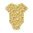 thumbnail image 2 of Rocae Funny Construction Vehicles for Baby Climbing Clothes Soft Baby Romper for Active Infants Comfortable and Breathable Crawling Jumpsuit Unisex Baby Outfit 6 Months, 2 of 8