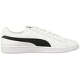 thumbnail image 6 of PUMA Men's Smash V2 Casual Sneaker - White or Black Mens Tennis Shoes (White/Black, 10.5), 6 of 8