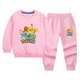 thumbnail image 3 of Ropa de Pokémon para niños, conjunto de sudadera y pantalones de chándal para primavera y otoño, figura de Anime, conjunto informal gráfico de Pikachu de dos piezas, 3 of 5
