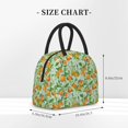 thumbnail image 2 of Salouo Tangerine for Insulated Lunch Bag for Women/Men - Leakproof Cooler Tote Bag Organizer - Reusable Lunch Box for Office Picnic Hiking Beach-One Size, 2 of 6