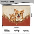 thumbnail image 7 of COEQINE Universal Car Trunk Mat All Weather Cargo Liner Floor Mat with Non-Slip Backing Scratch-proof Pet Cargo Mat Suitable for Most Car Models, Corgi Cat Paw Red, 7 of 7