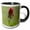 Black/White, variant on 3drose, Crimson or Italian Flora Clover, Mississippi - Us25 Rsp0000 - Rob Sheppard, 11oz Two-tone Red Mug