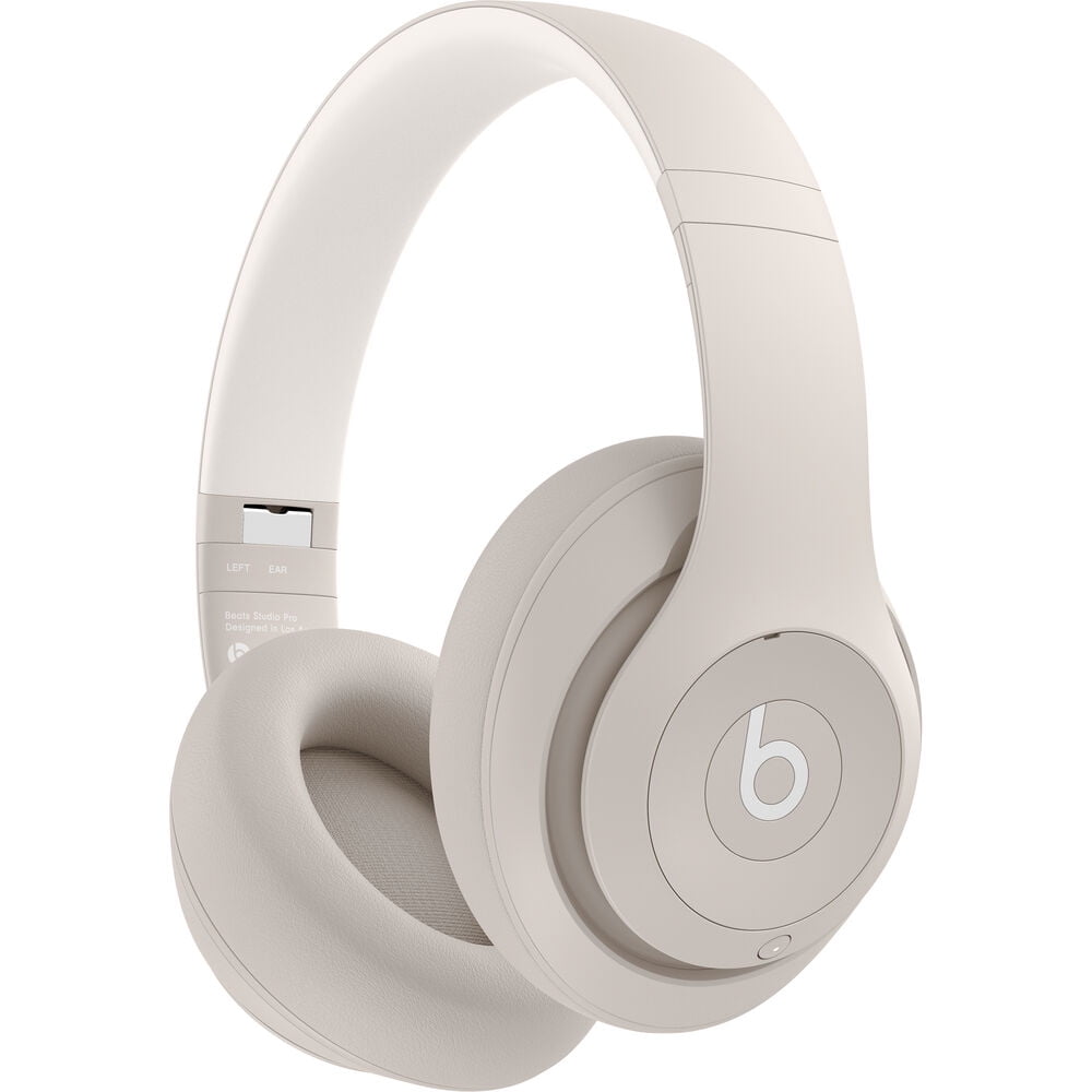 Beats by Dr. Dre Studio Pro Wireless Over-Ear Headphones (Sandstone) Bundle with Accessories