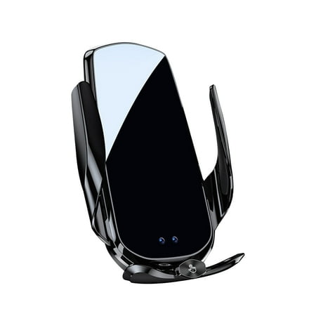 Btomtd Car Charger Wireless Charger Car Accessories 15W Car Wireless Charger Smart Induction Car Phone Fast Charger With Magnetic Head Phone