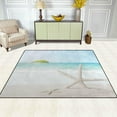 thumbnail image 3 of Coolnut Starfish on Beach Lightweight Carpet Mats, 5'3" x 4' Area Soft Rugs, Floor Mat Rug Home Decoration for Kids Room Living Room, 63"x 48", 3 of 6