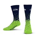 thumbnail image 2 of For Bare Feet NFL SEATTLE SEAHAWKS Spray Zone Crew Sock Team Color Youth, 2 of 4
