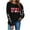 New1-Black, variant on PNTUTB Women's Fall Winter Fashion Printing Long Sleeve Round Neck Casual Loose Hoodless Sweatshirts