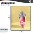 thumbnail image 4 of Stupell Industries Eclectic Disco Filled Popcorn Black Framed Giclee Art, 11 x 14, by LISH Creative, 4 of 8