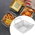 thumbnail image 6 of deevoka Stainless Steel Deep Fryer Basket Barbecue Restaurant Noodle Pastas Strainer Basket Dia. 16cm, 6 of 9