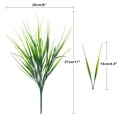 thumbnail image 2 of MAMOWEAR Artificial Plants Fake Wheat Grass Outdoor, UV Resistant Faux Greenery Stems Shrubs for Patio Garden Farmhouse Front Porch Home Window Box Décor, 2 of 6