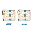 thumbnail image 7 of FORMRS 13"-13.3" Laptop Sleeve Protective Case Soft Carrying Quilted Computer Bag Cover, Green Abstract Pattern, 7 of 7
