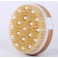 thumbnail image 3 of Cepillo para cuerpo seco, exfoliante corporal, cerdas de jabalí y nódulos de masaje para piel seca, circulación sanguínea, tratamiento de celulitis, XianweiShao 9024715992222, 3 of 5