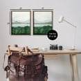 thumbnail image 4 of Stupell Industries View Over Mountain Trees Landscape & Nature Painting Brown Floater Framed Canvas Art Print Wall Art, 17 x 21, Set of 2, 4 of 10