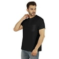 thumbnail image 2 of Inkmeso Solid Henley T-Shirt For Mens Cotton Short Sleeve Tee Shirts Pocket Shirt, 2 of 7