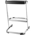thumbnail image 4 of NPS 6600 Series 24" Ergonomic Modern Metal Elephant Z-Stool in Black/Chrome, 4 of 5