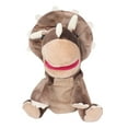 thumbnail image 1 of Marioneta de mano de animal, marioneta de mano de peluche, juguete de peluche suave y lindo con boca abierta y móvil, café, 25cm, 1 of 9