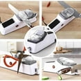 thumbnail image 3 of KireSharp Pro Electric Sharpener, 4 in 1 electric knife sharpener kit, Multifunctional double sided electric knife sharpeners with USB-Powered for Home Kitchen (2set), 3 of 7