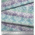 thumbnail image 3 of Soimoi Poly Georgette Fabric Stripe & Ogee Damask Decor Fabric Printed Yard 52 Inch Wide, 3 of 3