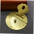 thumbnail image 3 of HINTRMENT Golden Wooden Box Latch Retro Antique Hasps Durable Vintage Hardware for Box, 3 of 8