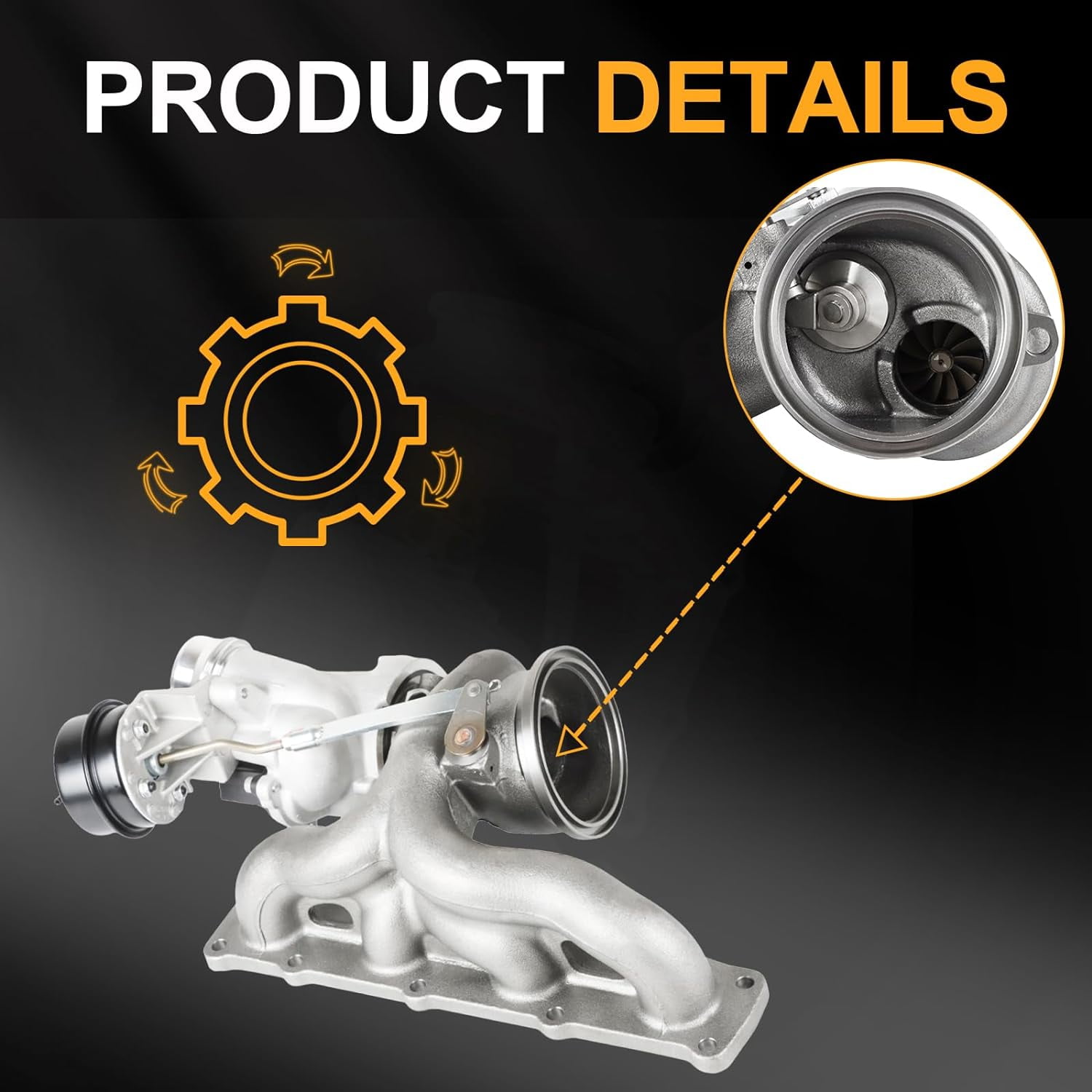 PANGOLIN Turbocharger 11657635803 Fit for 2012-2016 BMW 320i 328i 528i X3 Z4 N20 Turbo Charger Replacement Part OE 11657588938, 11 65 7 635 803, 11 65 7 588 938