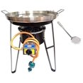 thumbnail image 1 of Comal Ensemble de 22 Pouces en Acier Inoxydable Concave avec Brûleur au Propane et Support Robuste M. D. S. Cuisine Cookwares, 1 of 1