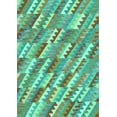 thumbnail image 1 of Ahgly Company Indoor Rectangle Southwestern Turquoise Blue Country Area Rugs, 2' x 4', 1 of 4