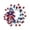 Blue-3, variant on Patriotic Berry Garland - 4.9 Ft Red White Blue Vine for 4th of July, Independence Day, and Memorial Day Decorations - Summer Holiday Home Decor (Blue-2)