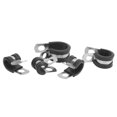 thumbnail image 3 of 47pcs Cable Clamps Set R Shape 304 Stainless Steel and Rubber Cushion Assortment Kit, 3 of 5