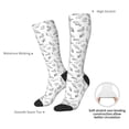 thumbnail image 4 of Fotbe Sea Turtle Calcetas Divertidas Estampadas para Hombre y Mujer, Calcetas de Algodón hasta la Rodilla para Caminar, Correr, Enfermería y Embarazo, 4 of 6