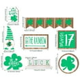 thumbnail image 6 of Riforla 1 Set of St. Patricks Day Tiered Tray Decor Wooden Table Signs Green Block Party Wood Table Centerpieces with Holder for St. Patricks Home Holiday Decor, 6 of 8