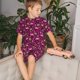 thumbnail image 4 of Balery Festive Flamingos Conjunto de Pijama Infantil de Manga Corta con Estampado – Ropa de Dormir de Algodón Suave-XX-Large, 4 of 6