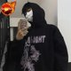 thumbnail image 3 of Ropa para hombre Sudaderas con capucha negras Sudaderas para hombre Nueva impresión de rock Sin marca En alta calidad Ofertas de bajo precio Ropa de calle Xxl, 3 of 5