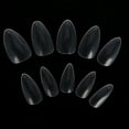 thumbnail image 4 of 500 piezas de uñas postizas ovaladas Nikou de cobertura completa transparentes, 4 of 11