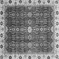 thumbnail image 1 of Ahgly Company Indoor Square Abstract Gray Modern Area Rugs, 5' Square, 1 of 4
