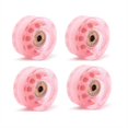 thumbnail image 2 of Ruedas para patines de 4 piezas de 32 x 58 mm 82A con rodamientos para uso en interiores o exteriores, con llave portátil para accesorios de patines, 2 of 6