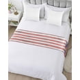 thumbnail image 5 of Xipuska 4th of July Bed Runners for Twin Size Bed, Decorative Bed Throws for Foot of Bed, Independence Day Red Striped Floral Bed Runner Sofa Throw Bedding Scarf Protector Slipcover for Bedroom/Hotel, 5 of 6