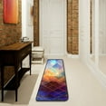 thumbnail image 6 of Kitchen Rugs and Mats Non-Skid Washable Runner Rugs Abstract Graffiti Bling Crack Texture Long 72x24 inch for Floor Cushioned Hallway Entryway Indoor 2x6, 6 of 7