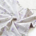 thumbnail image 3 of Manta para bebé BOPRIO, 76 x 102 cm, suave forro polar de muselina floral, 3 of 7