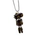 thumbnail image 3 of Collar de robot Steampunk, joyería hecha a mano, cadena de clavícula única, dije de robot, collar largo para mujeres y niñas, Acción de Gracias Bronce, 3 of 8