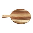 thumbnail image 4 of Wodtesl Dining Acacia Color Pizza Tray Cutting Board With Handle Vivid Colors And Patterns Comfortable Handle With Hook, 4 of 10