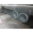 thumbnail image 2 of 2007-2013 Chevy Silverado/GMC Sierra Crew Cab Quad 8 Front Fire Subwoofer Box, 2 of 4