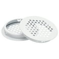 thumbnail image 1 of 53mm (2-1/8") Rejilla de Ventilación Circular Sofito 30 Uds de Rejilla de Aire de Acero Inoxidable con Agujeros Redondos de Malla para Cocina Baño Armario Blanco, 1 of 5